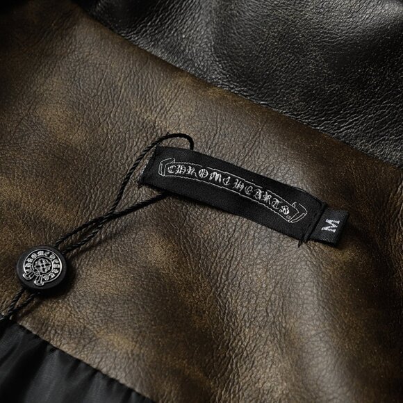 Chrome Hearts Baseball Flight Leather Jacket - Picture 13 of 14